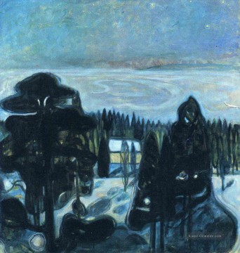  nacht - weiße Nacht 1901 Edvard Munch